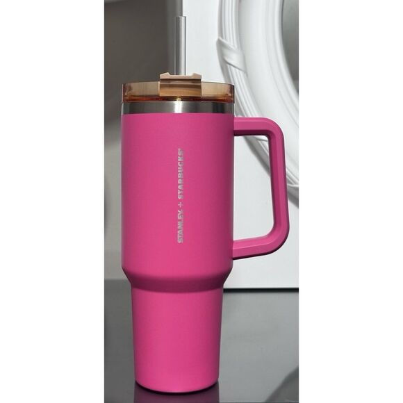 Stanley x Starbucks Philippines Exclusive PINK BLUSH CARNATION‎ 40oz Tumbler - Picture 1 of 4